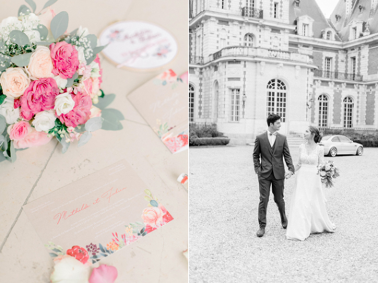 Details mariage chic chateau 